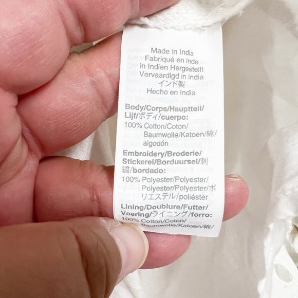 J Crew Womens Eyelet Peyton Broderie Anglaise Cotton Tiered Skirt Maxi Dress - Picture 7 of 10